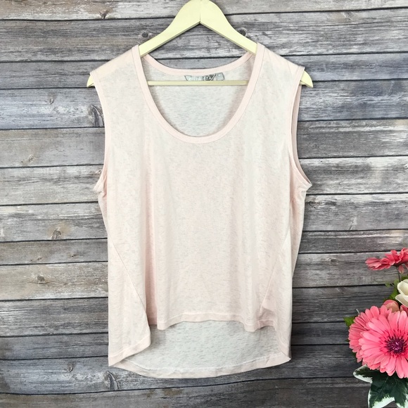Athleta Tops - Athleta Baby Pink High Low Tank Top